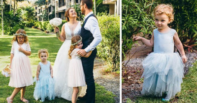 Niño elige un vestido azul para la boda de sus papás y las críticas no se hicieron esperar