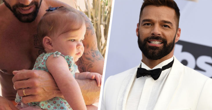 Ricky Martin presentó a su hija Lucía en Instagram