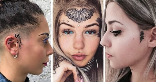 15 Tatuajes en el rostro para chicas atrevidas