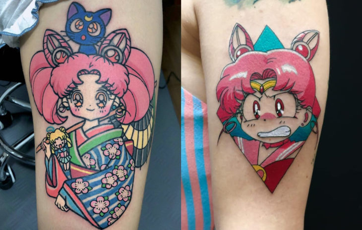 Tatuajes de Sailor Moon; tatuaje de Chibiusa, Chibimoon