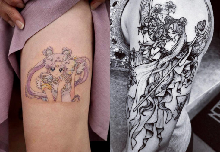 Tatuajes de Sailor Moon; tatuaje de reina Serenity, Serena Tsukino