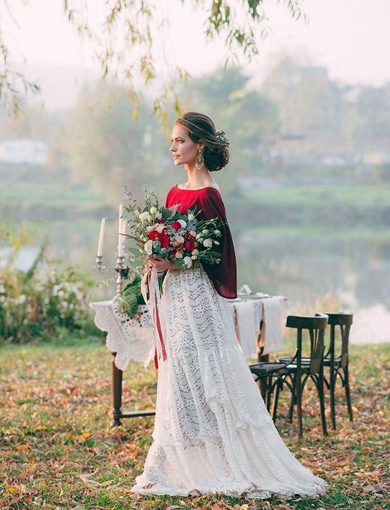 Contribuyente programa Indica Para las más atrevidas: 15 hermosos vestidos de novia rojos