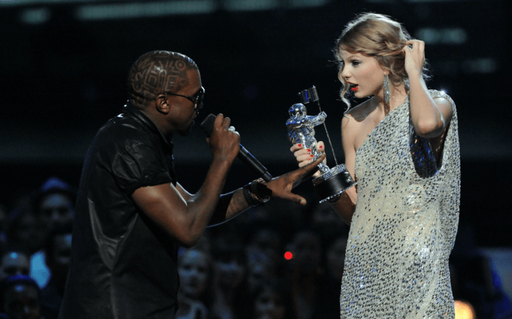 Acontecimientos de la cultura pop que sucedieron en septiembre del 2009; Kanye West y Taylor Swift