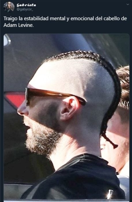 Tuit sobre el nuevo corte de cabello de Adam Levine