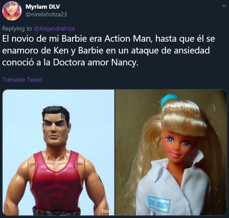 Usuarios de Twitter cuentan que el novio de su Barbie no era Ken sino el juguete de acción Max Steel