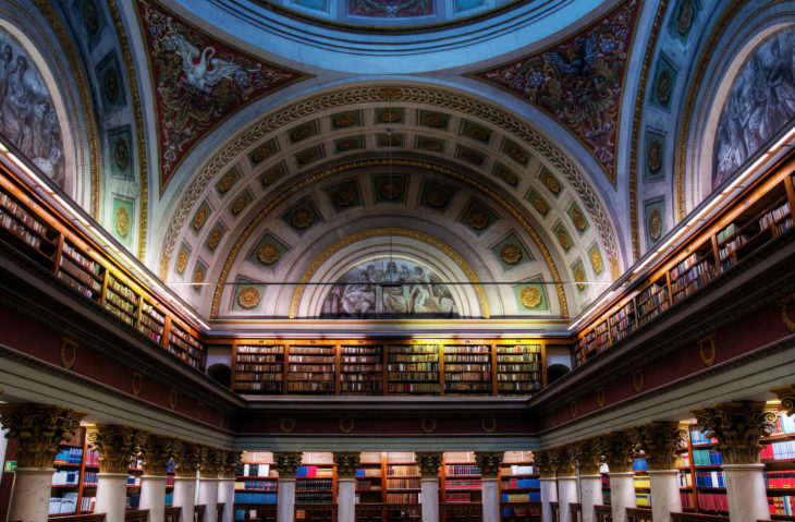 Bibiloteca Genaral de la Universidad de Coimbra en Coimbra, Portugal