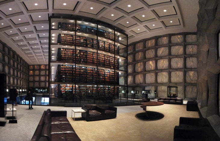 Biblioteca Beinecke de libros raros y manuscritos en New Haven, Estados Unidos