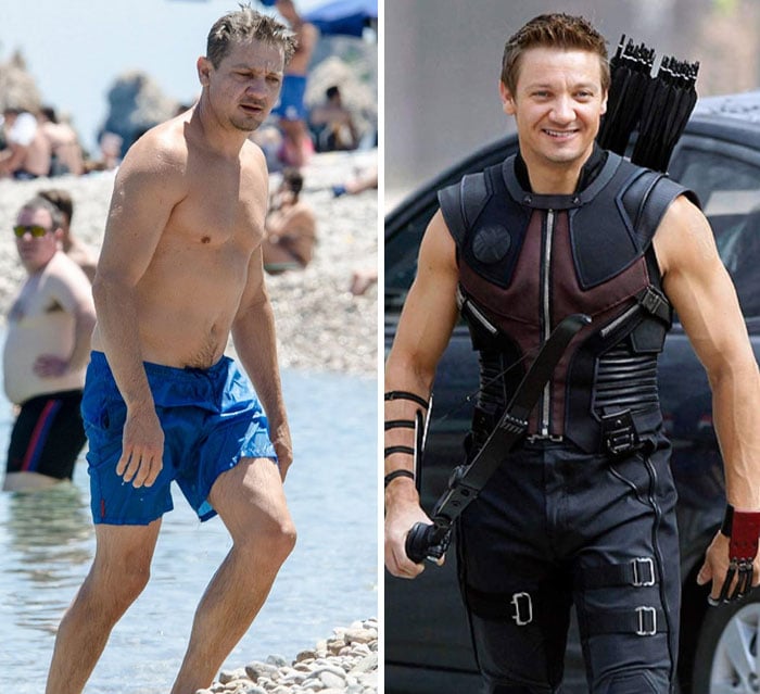Jeremy Renner antes y después de entrar a Marvel