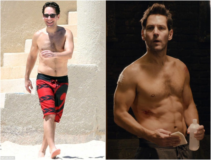 Paul Rudd antes y después de entrar a Marvel