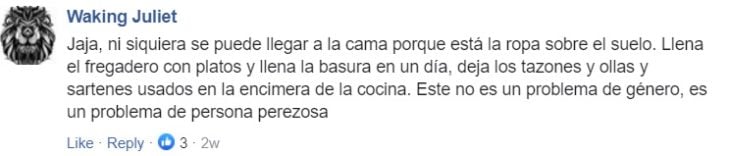 Comentario desastre en casa 3