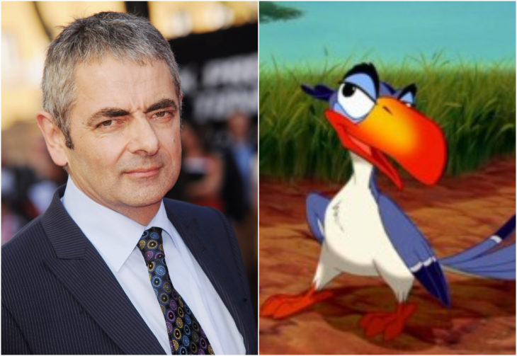 Rowan Atkinson, Zazú, El rey león, película, Disney