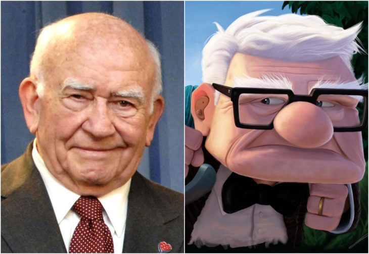 Edward Asner como Carl en Up, Disney, película