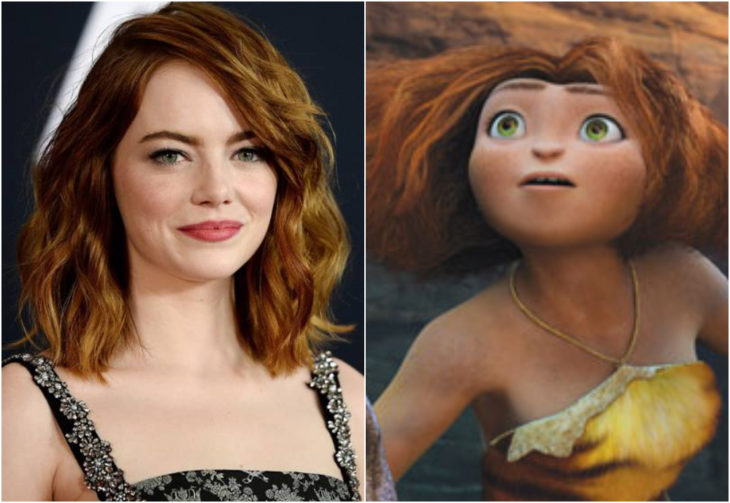 Emma Stone como Eep, Lo Croods. película, Disney