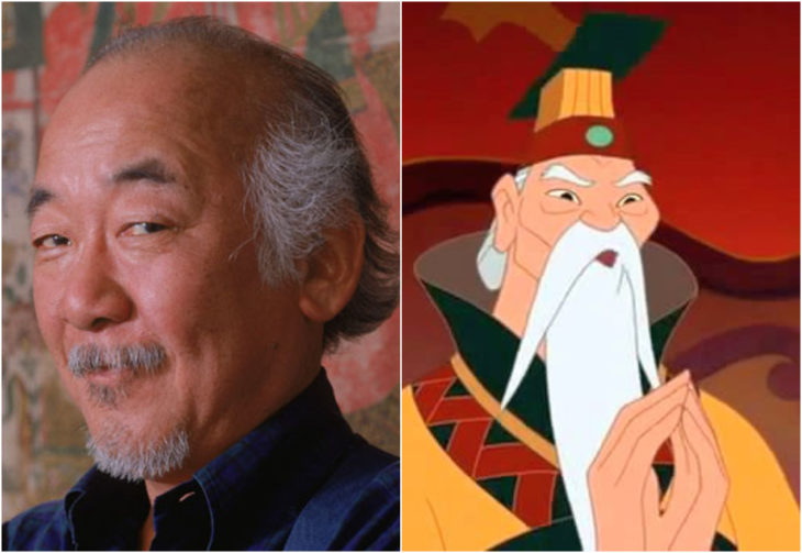 Pat Morita, empreador de China, película, mulan, disney