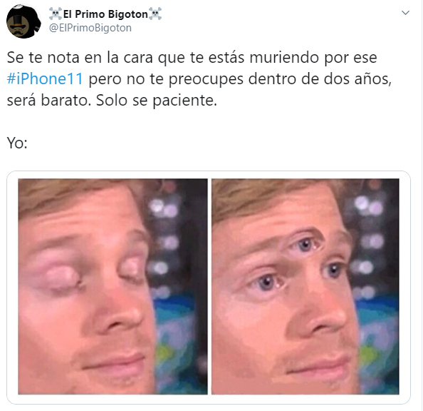 memes de Twitter que usuarios compartieron después de la presentación del nuevo iPhone 11
