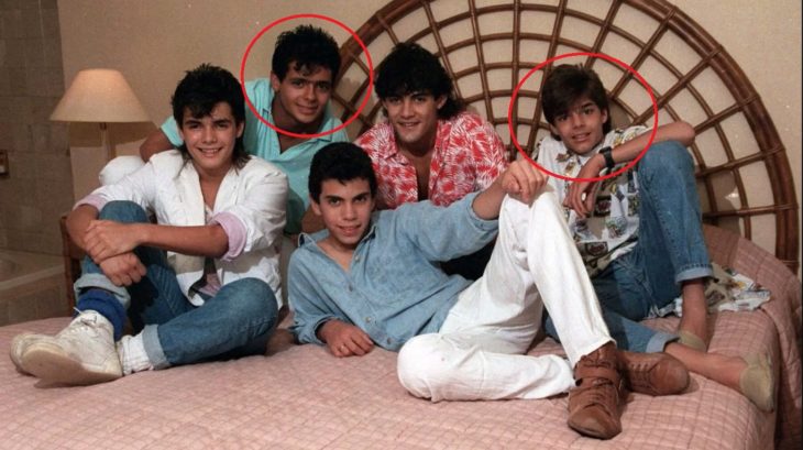 Ricky Martin y Draco Rosa como integrantes de la agrupación Menudo