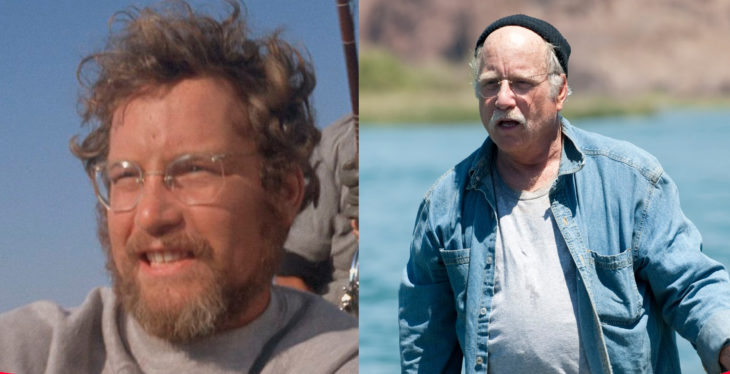 Richard Dreyfuss en Tiburón y en la película de piraña 3d