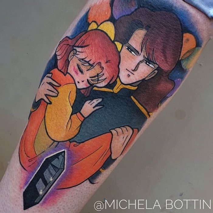 Tatuajes de Sailor Moon; tatuaje de Molly y Neflyte