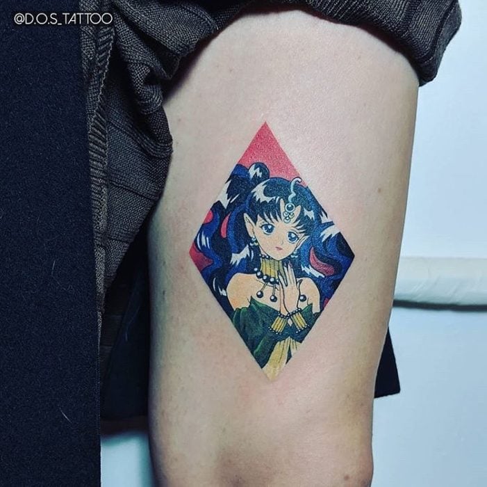 Tatuajes de Sailor Moon; Luna humana