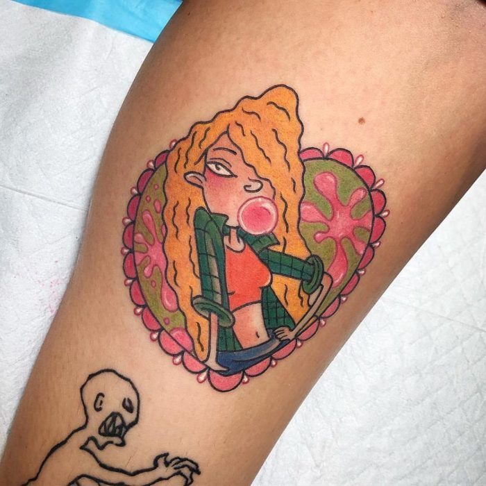 Tatuaje de la caricatura Elisa Tomberrys 