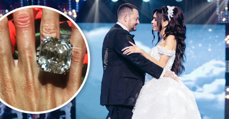 ¡Boda espectacular! Se casa novio que le dio a su prometida un anillo de 8 millones de dólares