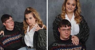 Divertida sesión de fotos de compromiso inspirada en los 80 se vuelve viral