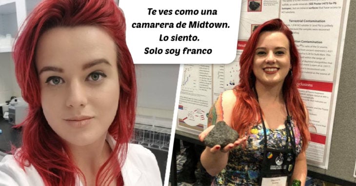 Mujer recibe críticas por su cabello rojo y tatuajes