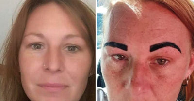 Ella quería unas cejas perfectas, y termina con unas de Angry Birds