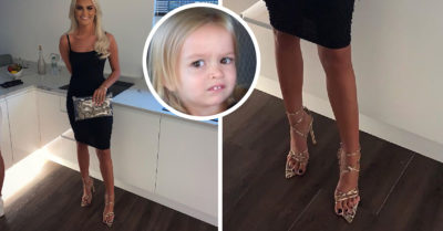 Pensó que sus zapatos eran incómodos, al día siguiente se da cuenta de que los usó al revés