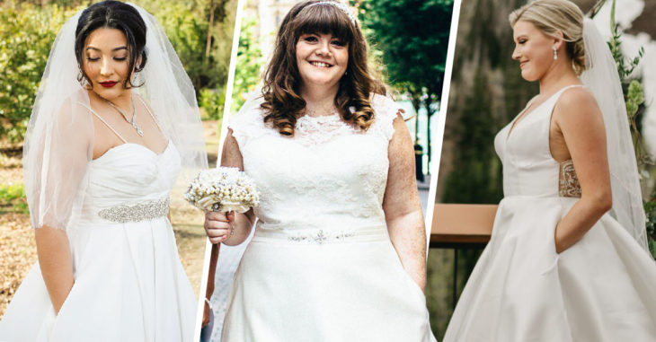 El vestido de novia perfecto no exis.... ¡esperen, tiene bolsas!