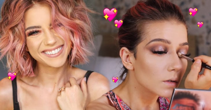 Vlogger Krystal Sutherland hace videos cortos de maquillaje