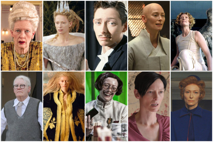 Tilda Swinton como la actriz más camaleónica de Hollywood