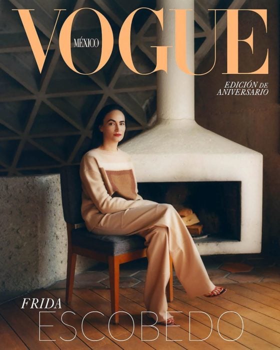 Portada de Vogue con la arquitecta Frida Escobedo