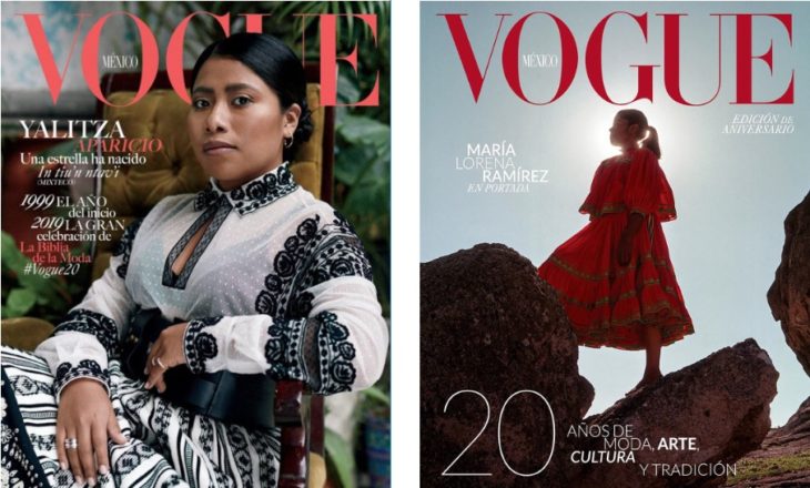 portadas de Vogue con Yalitza Aparicio y la corredora Lorena Ramírez
