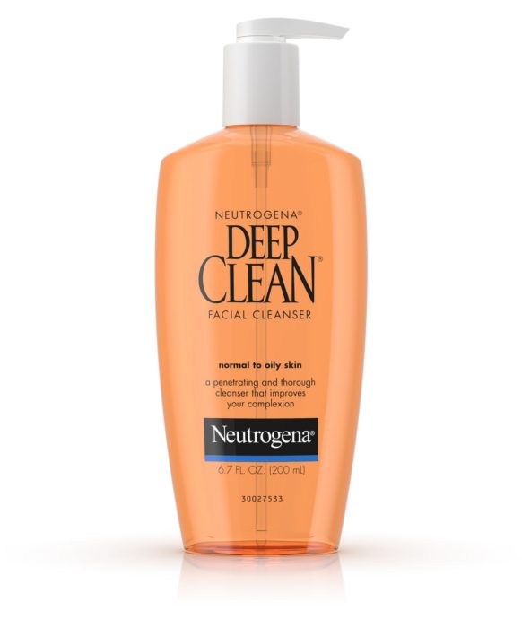 Crema limpiadora deep clean de neutrogena 