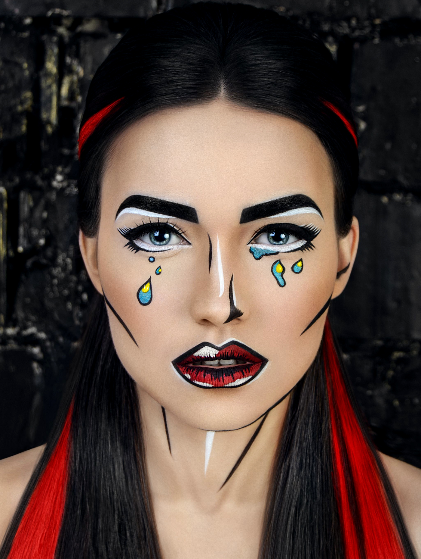 Formas de lograr maquillaje pop art perfecto en Halloween