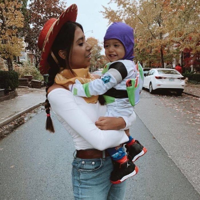 Disfraz madre e hijo de Woody y Buzz