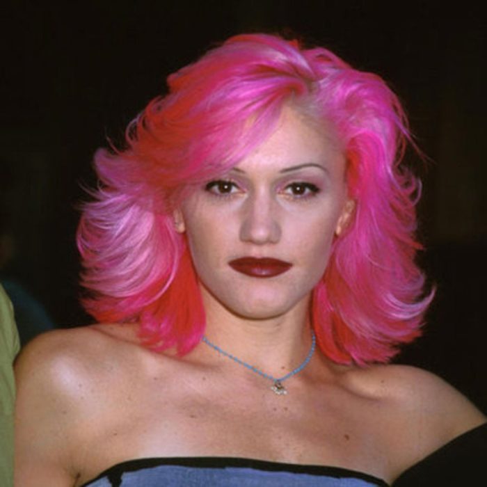 Gwen Stefani con cabello rosa