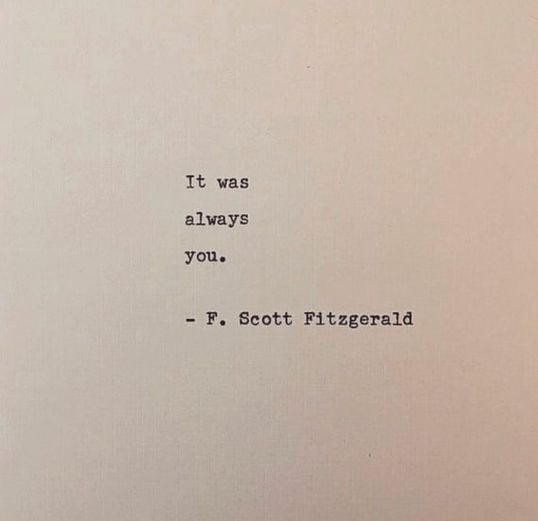 Frase de frase de F.Scott Fitzgerald