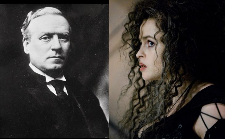 Herbert Henry Asquith y Helena Bonham Carter