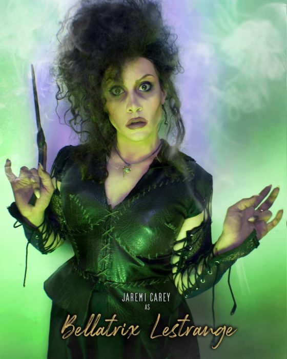 Jaremi Carey cosplay Harry Potter Bellatrix Lestrange