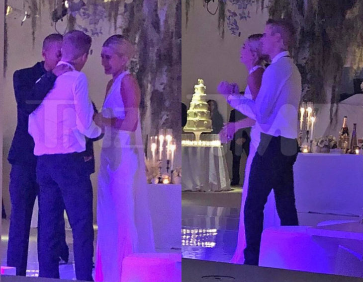 Justin Bieber y Hailey Baldwin se casan por la iglesia; pareja abrazada