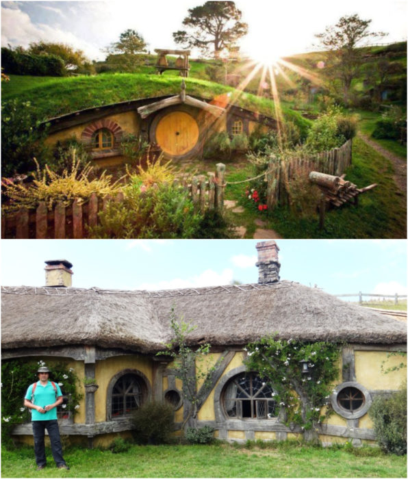 La posada del Dragón verde como locación en la película El Hobbit