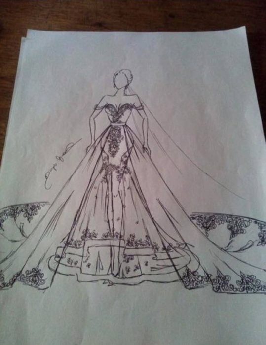 Mhayo Arguelles diseño vestido