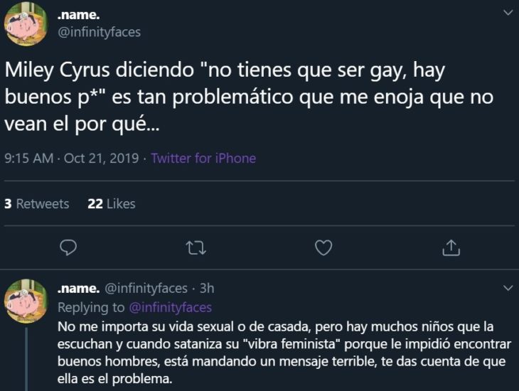 Miley Cyrus enfurece a Internet al decir que las mujeres solo necesitan a un hombre