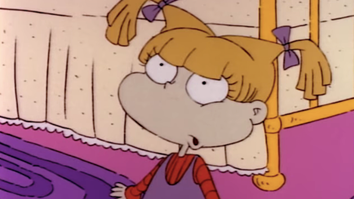 Angelica Pickles sorprendida, caricatura Rugrats
