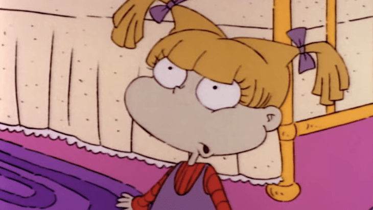 Angelica Pickles sorprendida, caricatura Rugrats