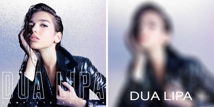 Dua Lipa, portada del disco Dua Lipa