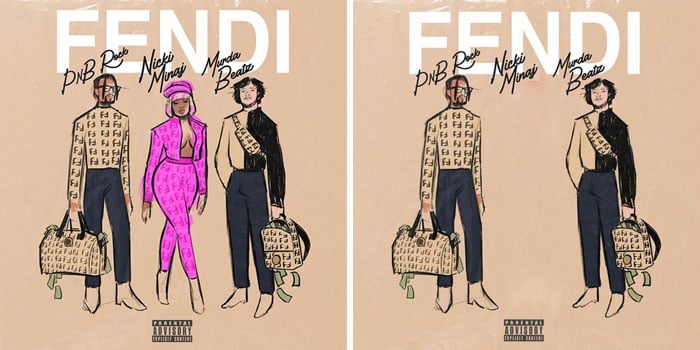 Pnb Rock, Nicki Minaj y Mudaz Beatz, portada del disco Fendi