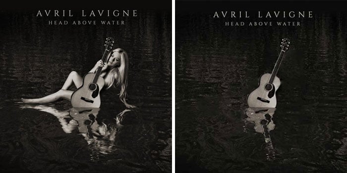 Avril Lavigne, portada del disco Head Above Water